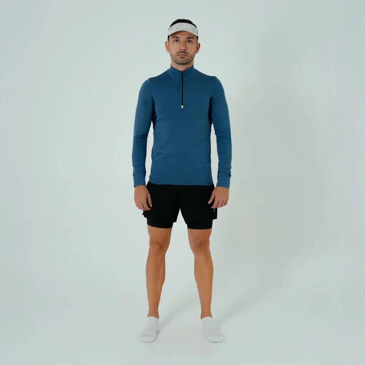 Camiseta Manga Larga Hombre Safetti Active Azul - Imagen 2