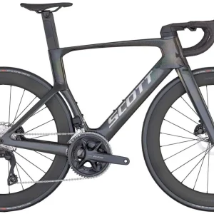 Bicicleta Ruta Scott Foil RC20 2024/2025 Negro Tornasol