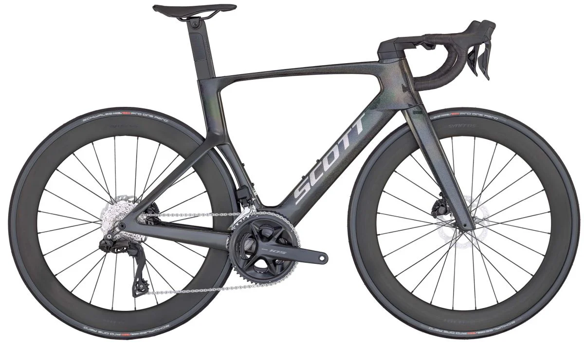 Bicicleta Ruta Scott Foil RC20 2024/2025 Negro Tornasol - Imagen 2