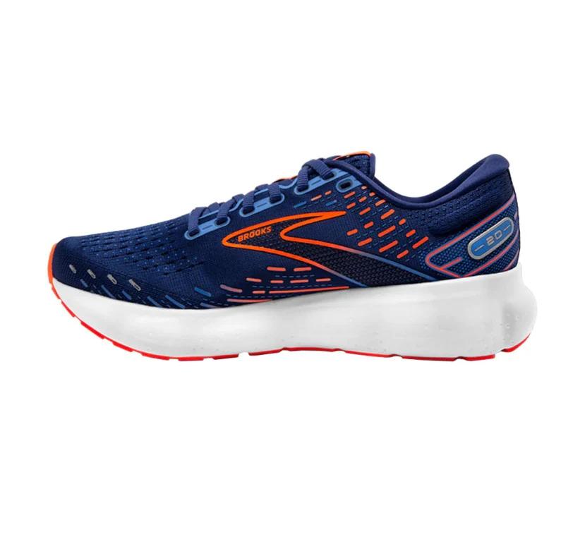 Tenis Brooks Glycerin 20 Hombre Azul/Naranja - Imagen 5
