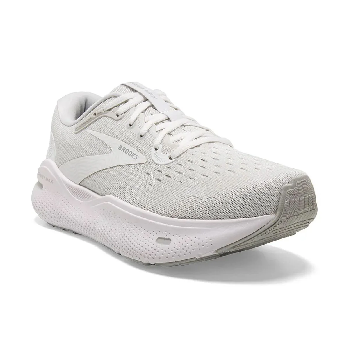 Tenis Brooks Ghost Max Hombre Blanco - Imagen 2