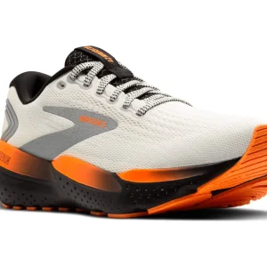 Tenis Brooks Glycerin 21 Hombre Blanco/Naranja