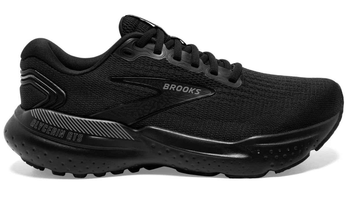 Tenis Brooks Glycerin GTS 21 Hombre Negro - Imagen 3