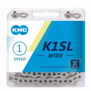 Cadenilla KMC K1SL-W 1/2X1/8X100L Plata