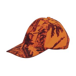 Gorra Safe Camo Naranja Alta Visibilidad