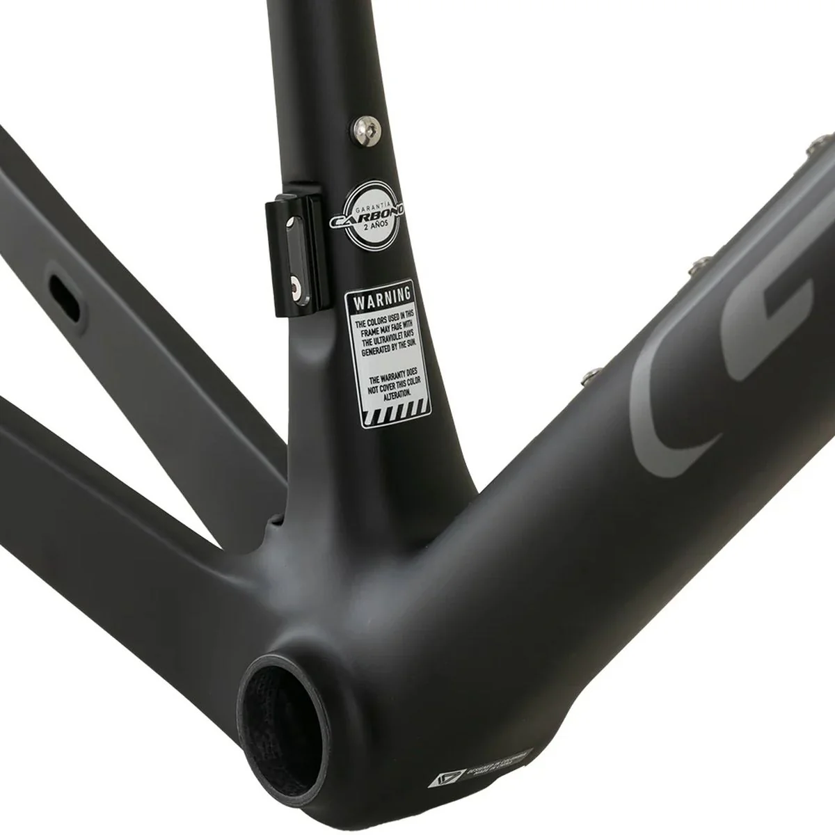 Marco de Ruta GW Letras+D 25 Carbono Negro Misty Brillante - Imagen 6