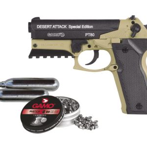 Pistola Gamo Pt-80 Desert Attack Se (Pack)