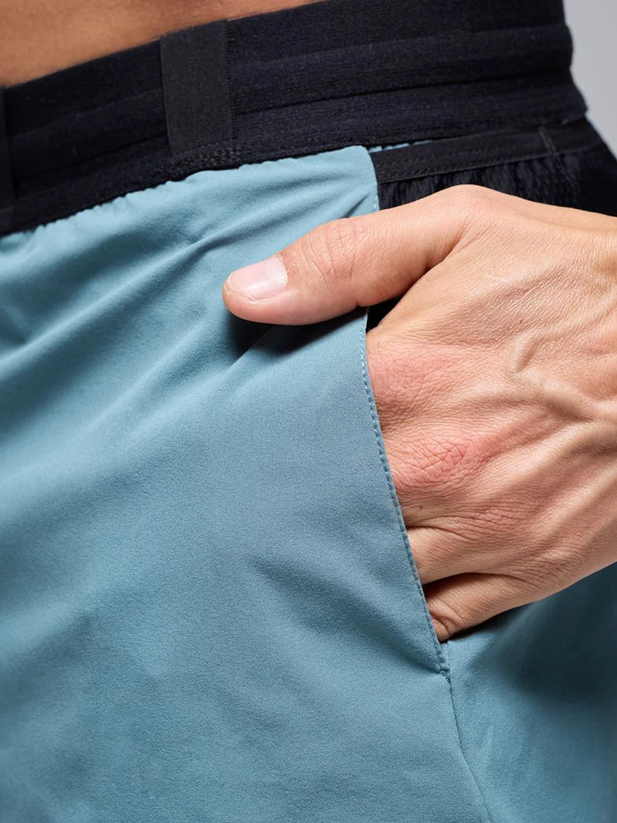 Pantaloneta Running Hombre Givelo BYND 5" Jade - Imagen 6