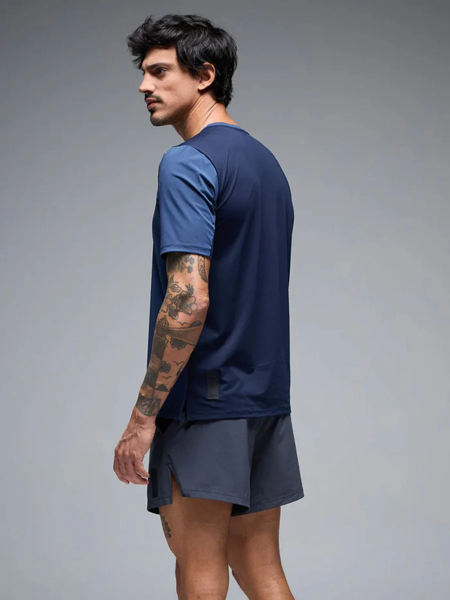 Pantaloneta Running Hombre Givelo BYND 5" Gris Oscuro - Imagen 5