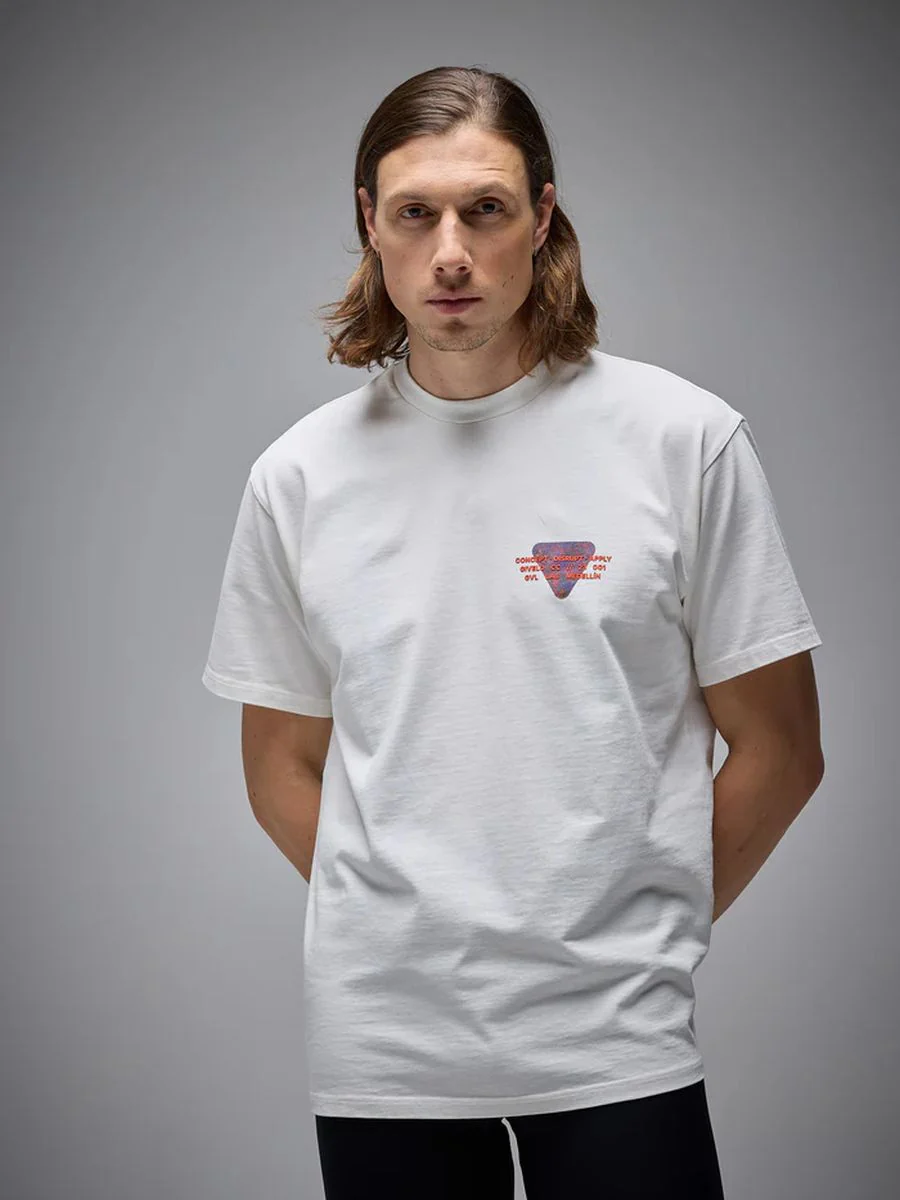 Camiseta Casual Hombre Oversized CDA 100% Algodón Off White - Imagen 6