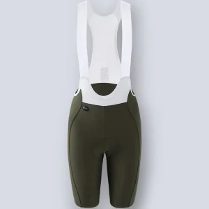 Pantaloneta Ciclismo C/T Mujer Givelo HD  Pro Oliva