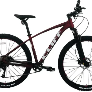 Bicicleta MTB Cliff Muddy 7 SS-SR 29" VinoTinto Blanco 2022