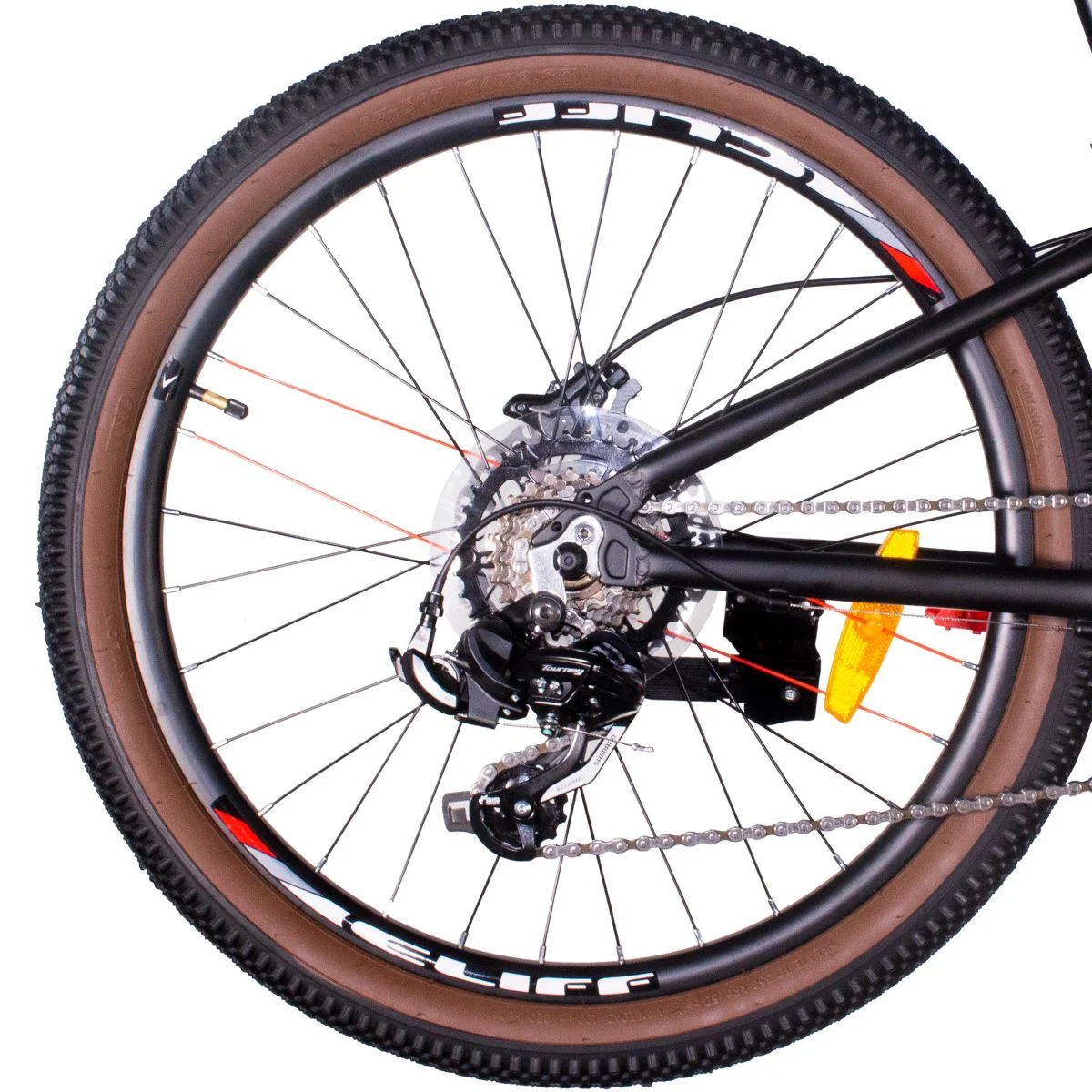 Bicicleta Cliff Lizard Niños 24 2025 7V Freno Hidráulico Neg - Imagen 5