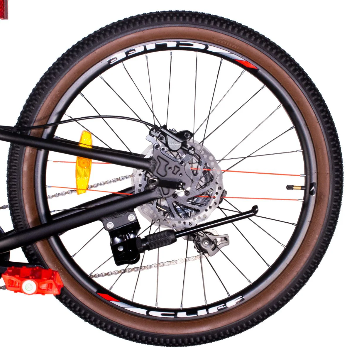 Bicicleta Cliff Lizard Niños 24 2025 7V Freno Hidráulico Neg - Imagen 6