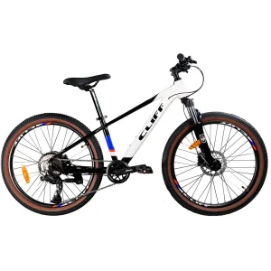 Bicicleta Cliff Rocket Niños 24" HD 10 Vel 2025 Blanco/Begro