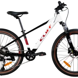 Bicicleta Cliff Rocket Niños 24" HD 11 Vel 2025 Blanco/Negro