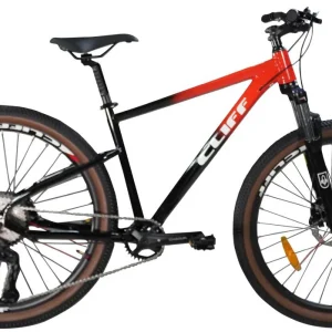 Bicicleta MTB Cliff Rocket 27.5 HD 11 Vel Negro/Rojo 2025