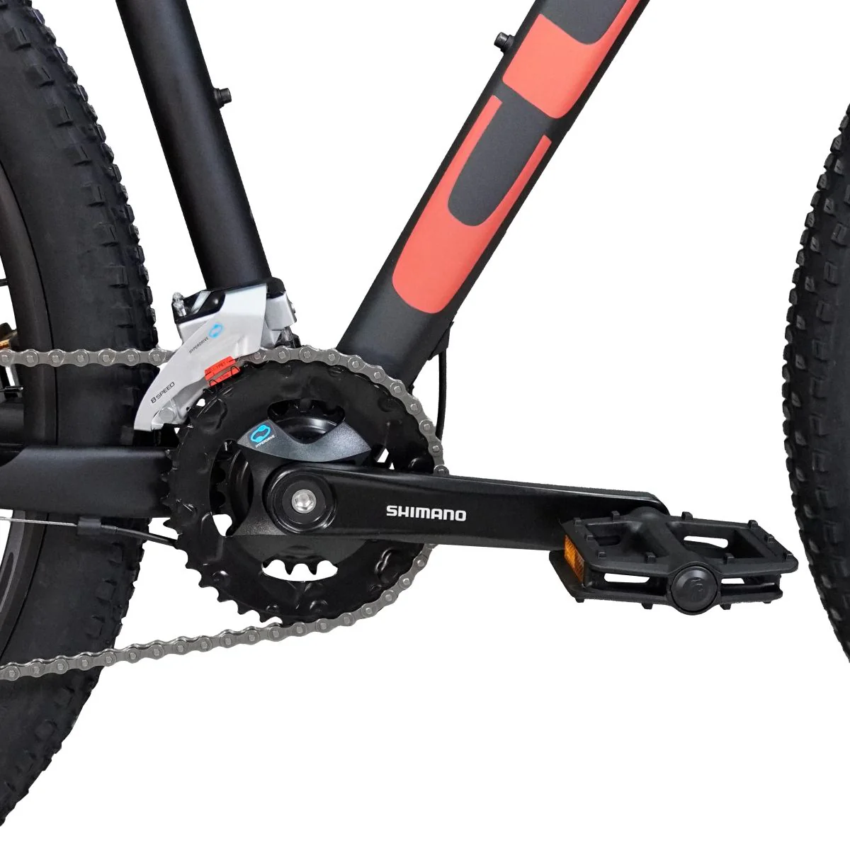 Bicicleta MTB Cliff Muddy 1 2025 29" Gray/Orange - Imagen 7