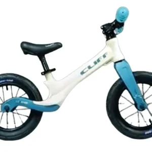 Bicicleta Cliff Lizard Dash Niños 12" Blanca/NegraMatte 26