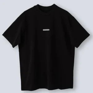 Camiseta Casual Hombre Oversized R.Strum x Givelo Negro