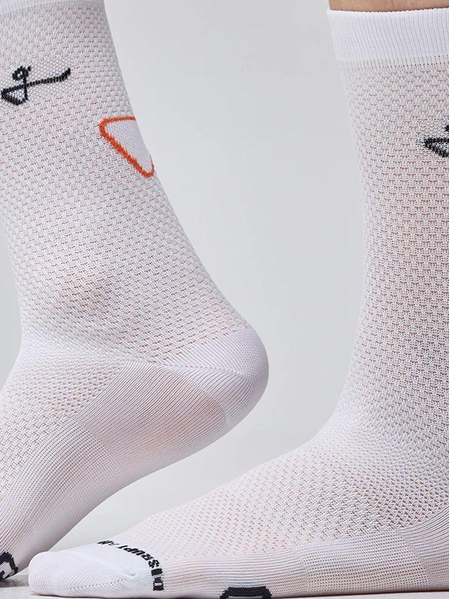 Medias Ciclismo Givelo Calcetines Ultra C.D.A. Blancas - Imagen 5