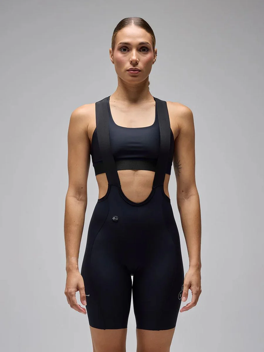 Pantaloneta Ciclismo C/T Mujer Givelo G90 Ultra BIB Black - Imagen 5