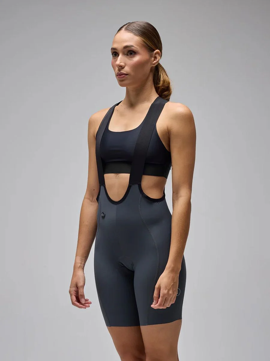 Pantaloneta Ciclismo C/T Mujer Givelo G90 Ultra BIB Grey - Imagen 5