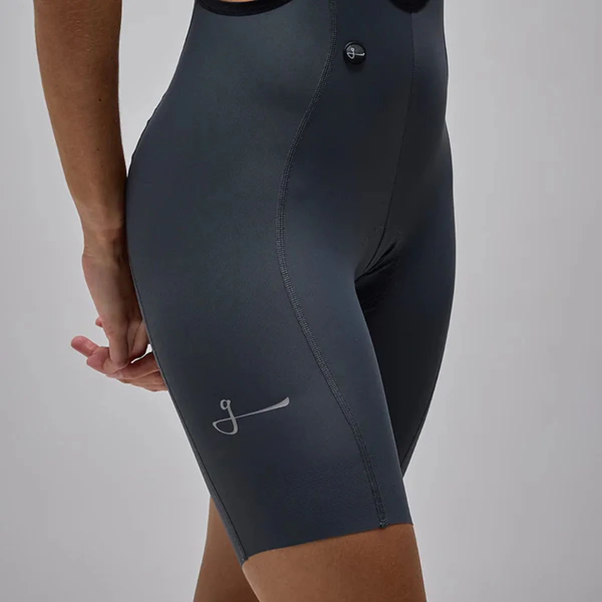 Pantaloneta Ciclismo C/T Mujer Givelo G90 Ultra BIB Grey - Imagen 8