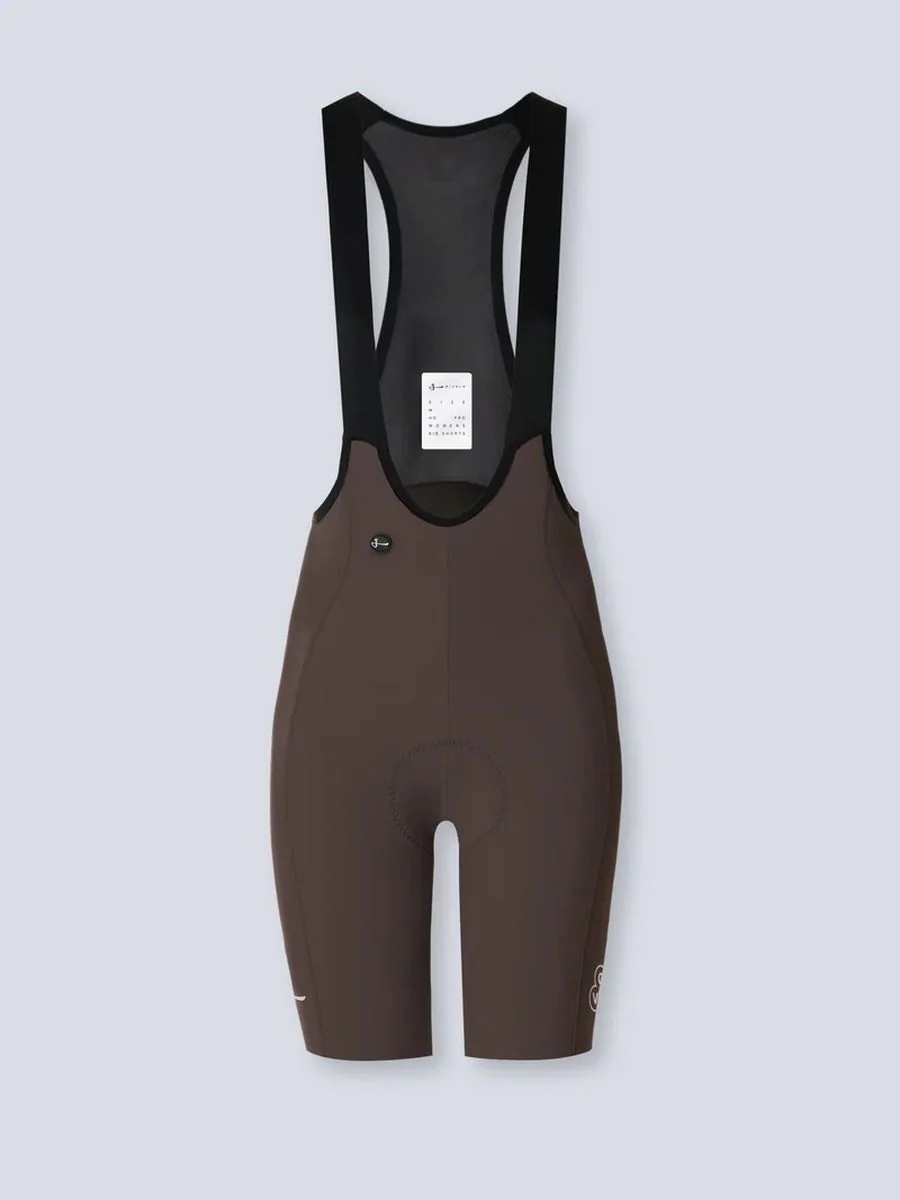 Pantaloneta Ciclismo C/T Mujer Givelo G90 Ultra BIB Brown - Imagen 2