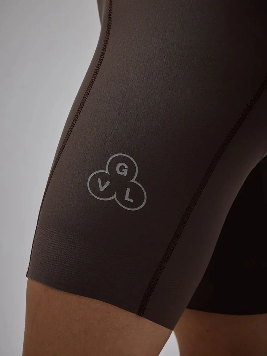 Pantaloneta Ciclismo C/T Mujer Givelo G90 Ultra BIB Brown - Imagen 6