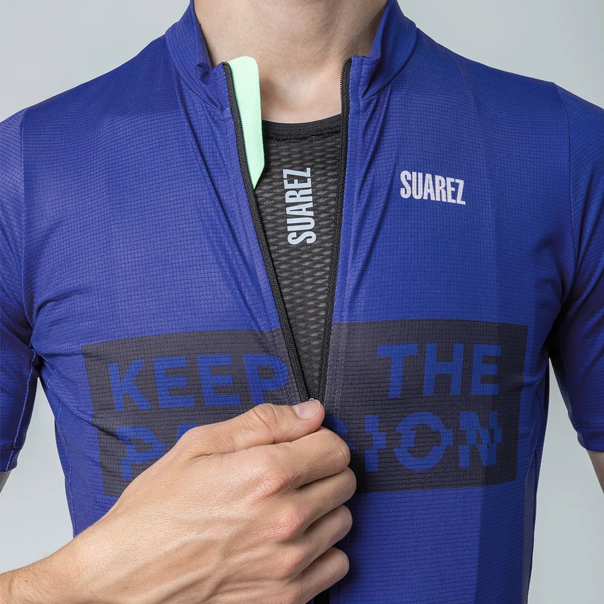 Jersey Ciclismo M/C Suarez Hombre Ease Deep Blue 2.4 - Imagen 7