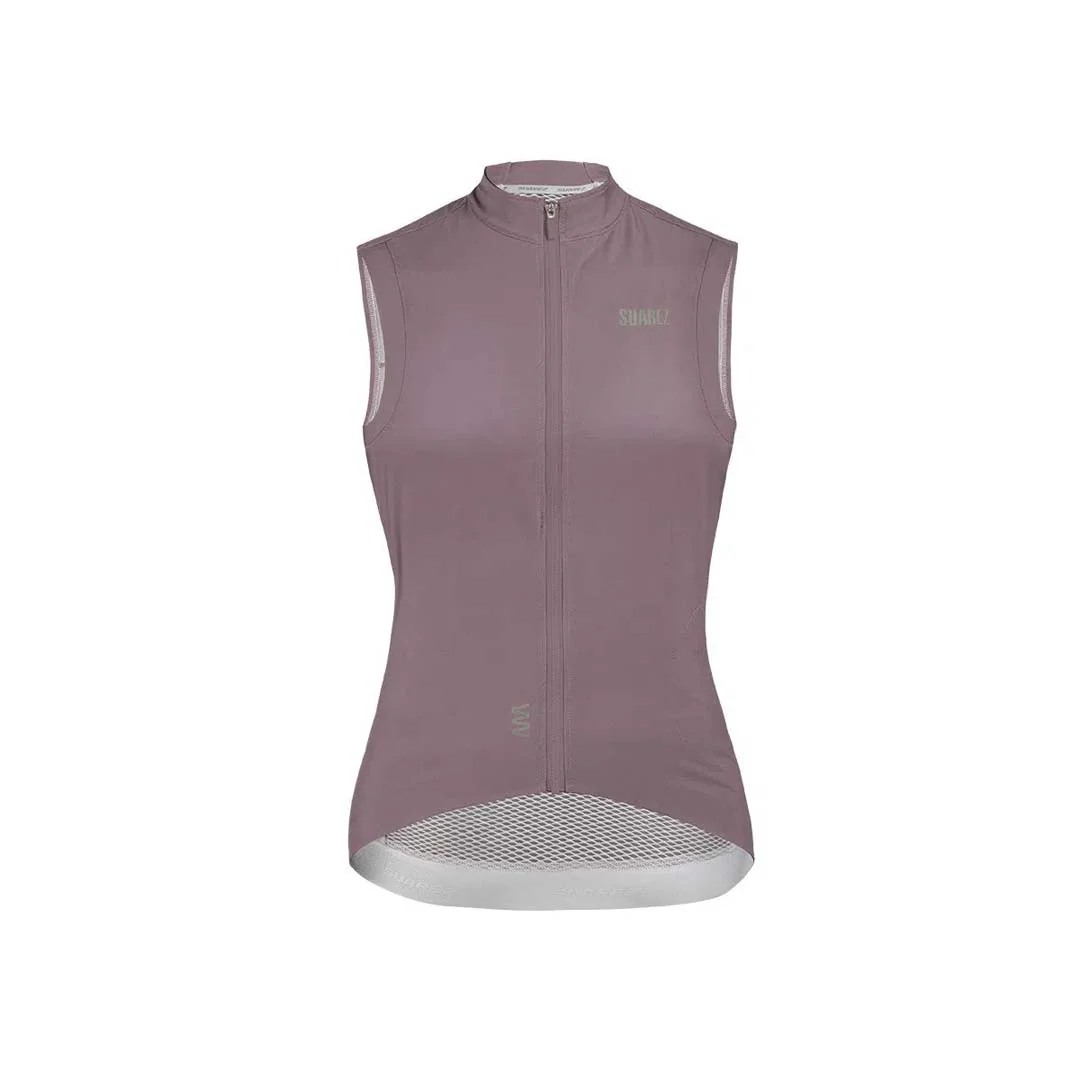 Chaleco Cortavientos de Ciclismo Siarez Mujer Barrier Purple - Imagen 2