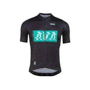 Jersey Ciclismo M/C Suarez Hombre Ease Negro Verde 2.3