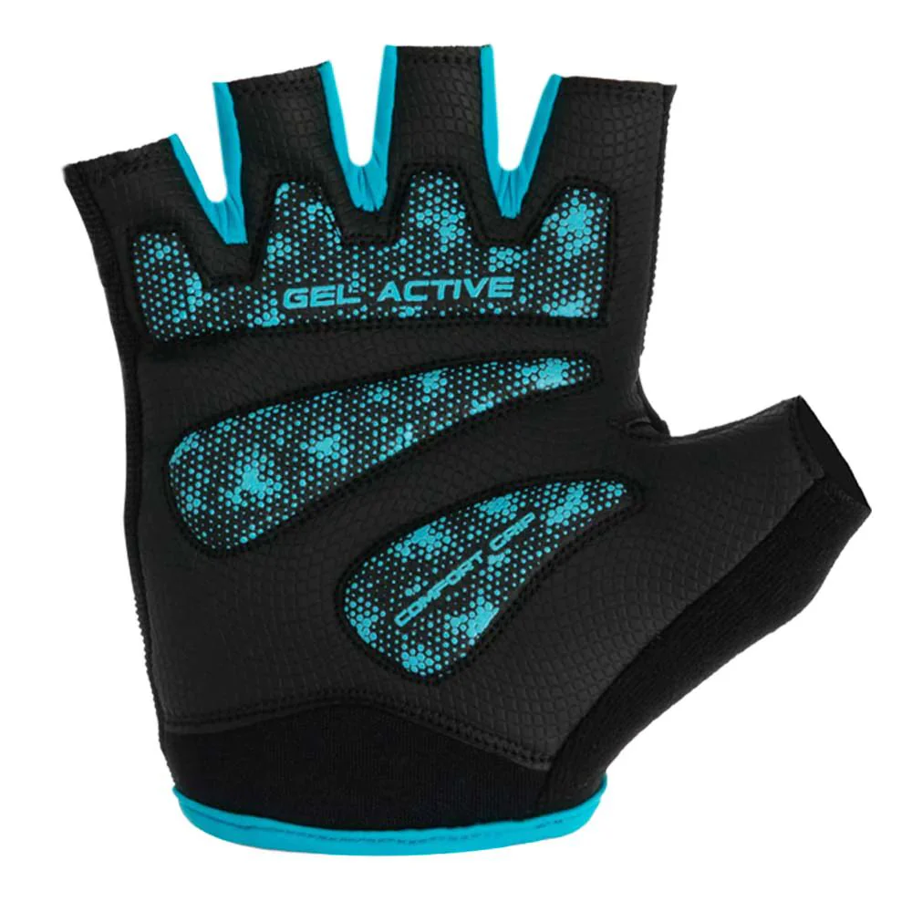 Guantes Cortos de Entrenamiento Rings Negro Azul - Imagen 3