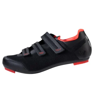 Zapatilla Ciclismo Ruta GW Rd Knit Sraps Negro/Rojo