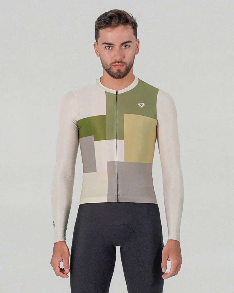 Jersey Ciclismo M/L Hombre GW Bauhaus Verde Oliva - Imagen 4