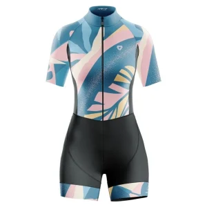 Enterizo de Ciclismo Mujer GW Living Azul