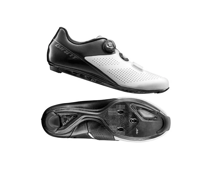 Zapatilla Ciclismo Ruta Giant Surge Elite Blanco/Negro - Imagen 4