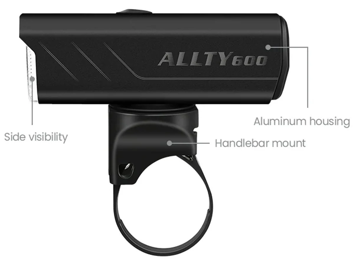 Luz Delantera Magicshine Allty 600 Lm USB-C V2.0 - Imagen 6