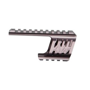 Montura Raíl Cnc Para Dan Wesson 715 Color Gris Acero