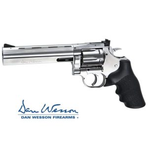 Revolver Dan Wesson 715 6″ Silver – 4,5 Mm Co2 Bbs Acero