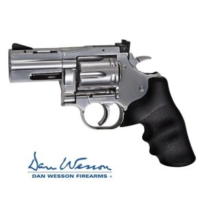 Revolver Dan Wesson 715, 2,5″ Silver – 4,5 Mm Co2 Bbs Acero