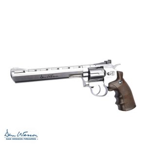 Revolver Dan Wesson 8″ Silver – 4,5 Mm Co2 Bbs Acero
