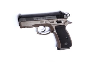 Pistola Cz 75d Compact Fde Duotone – 6 Mm Muelle