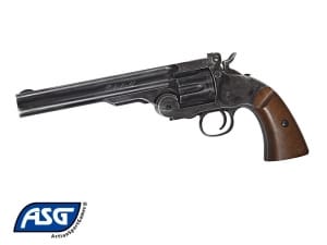 Revolver Schofield 6″ Negro Full Metal – 6 Mm Co2 - Imagen 2