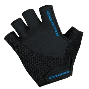 Guantes de Ciclismo Exustar DC Velcro Negro/Azul