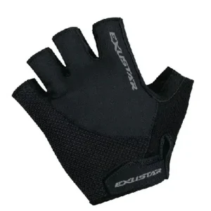 Guantes Ciclismo Exustar Velcro Adulto Negro