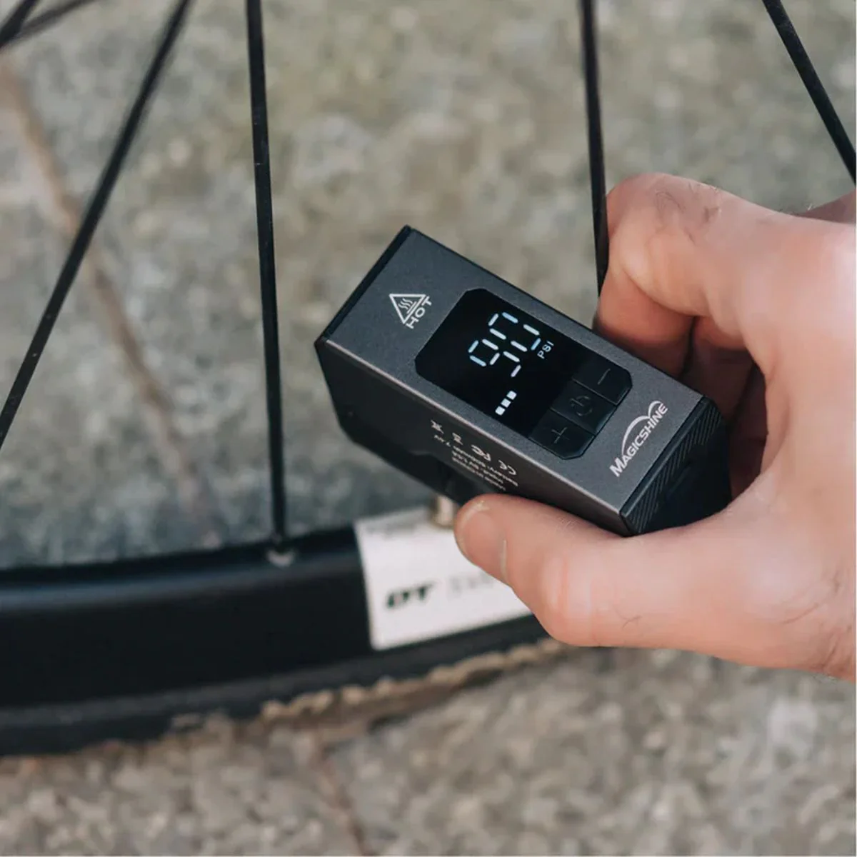 Mini Compresor Magicshine Airro para Bicicletas 120PSI - Imagen 5