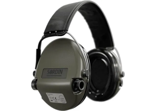 Protector Auditivo Sordin Supreme Pro Cuero Verde - Imagen 3
