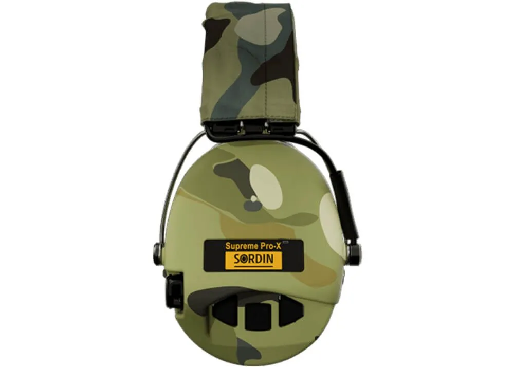 Protectores Auditivos Sordin Supreme Pro X Led Textil Camo - Imagen 4